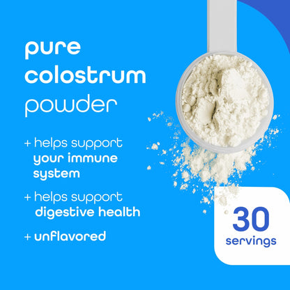 Zena Nutrition Bovine Colostrum Powder Supplement, 2000mg Pure Colostrum, Supports Immune and Digestive Health, Promotes Gut Health, Keto, Gluten Free - dailyvitalstore