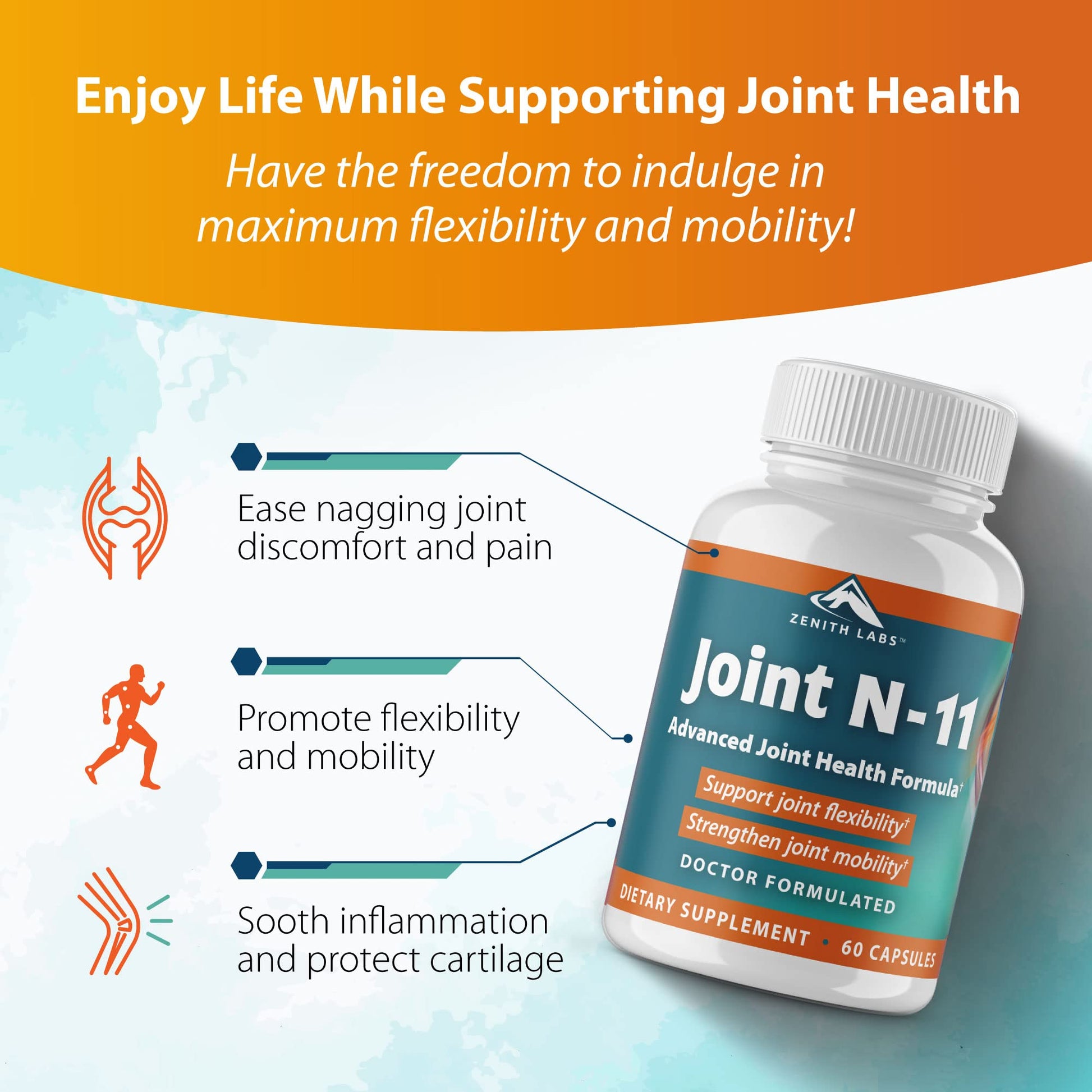 Zenith Labs Joint N-11 Joint Health Supplement - dailyvitalstore