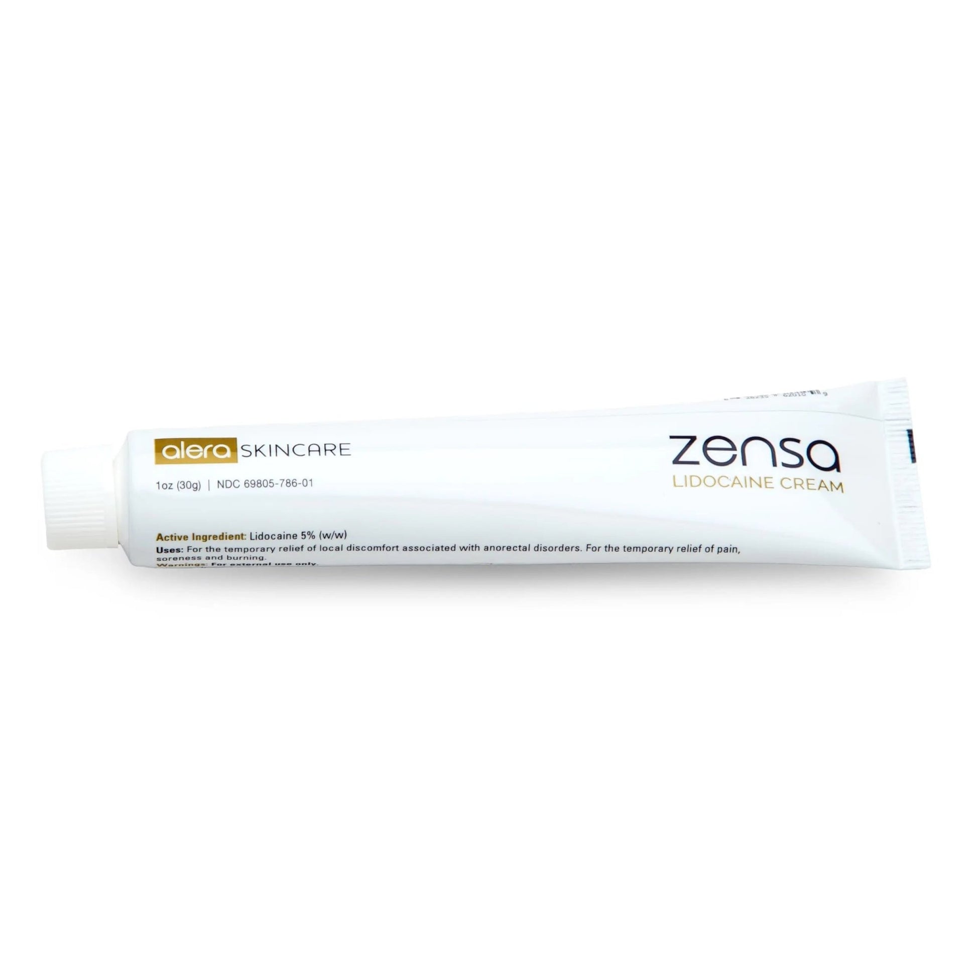 Zensa Numbing Cream 5% Lidocaine – Maximum Strength Topical Anesthetic with Vitamin E for Pain Relief from Hemorrhoids – Vegan, Cruelty-Free, Water-Based, Physiologic pH for Sensitive Skin – 30g - dailyvitalstore