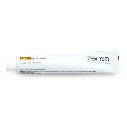 Zensa Numbing Cream 5% Lidocaine – Maximum Strength Topical Anesthetic with Vitamin E for Pain Relief from Hemorrhoids – Vegan, Cruelty-Free, Water-Based, Physiologic pH for Sensitive Skin – 30g - dailyvitalstore