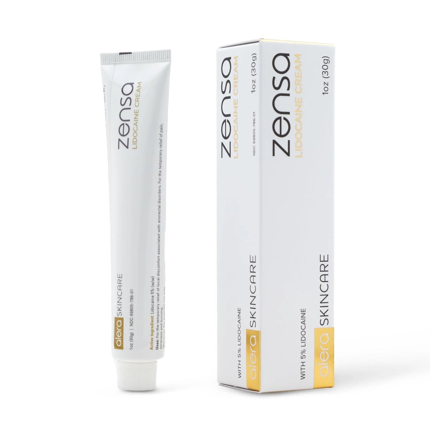 Zensa Numbing Cream 5% Lidocaine – Maximum Strength Topical Anesthetic with Vitamin E for Pain Relief from Hemorrhoids – Vegan, Cruelty-Free, Water-Based, Physiologic pH for Sensitive Skin – 30g - dailyvitalstore