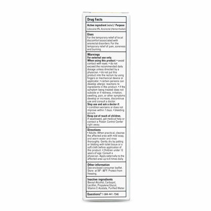 Zensa Numbing Cream 5% Lidocaine – Maximum Strength Topical Anesthetic with Vitamin E for Pain Relief from Hemorrhoids – Vegan, Cruelty-Free, Water-Based, Physiologic pH for Sensitive Skin – 30g - dailyvitalstore