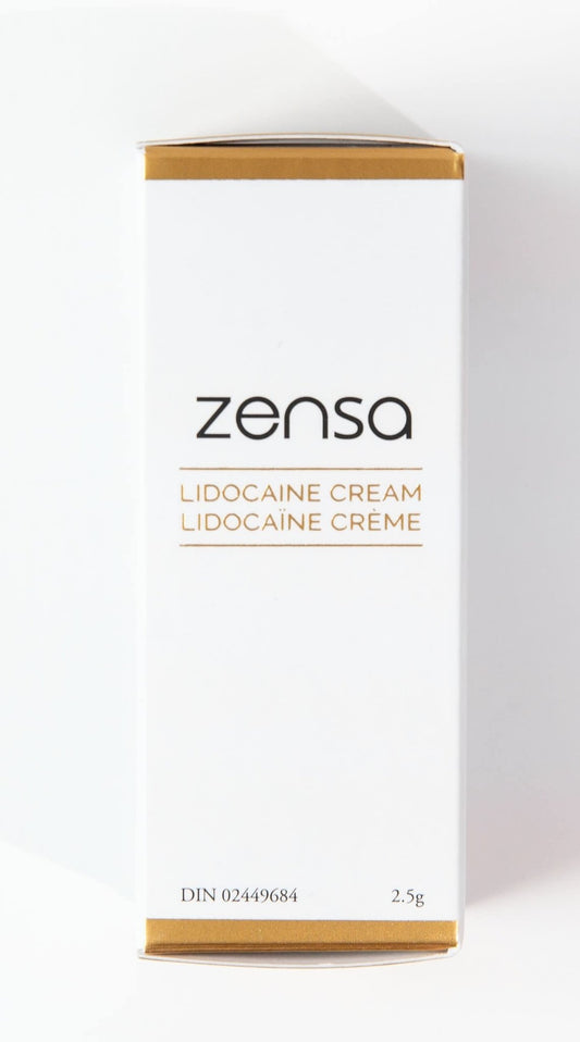 Zensa Numbing Cream 5% Lidocaine – Maximum Strength Topical Anesthetic with Vitamin E for Pain Relief from Hemorrhoids - Vegan & Cruelty-Free, Water-Based, Physiologic pH for Sensitive Skin 2.5 g - dailyvitalstore