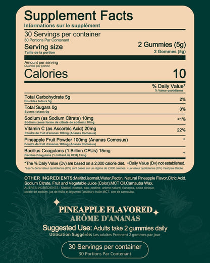 Zenvorica Premium Feminine Balance Gummies for Women - Hawaiian Pineapple pH Balance Probiotic Gummies for Odor and Flora Wellness, Immune Support, Vegan, 60 Count - dailyvitalstore