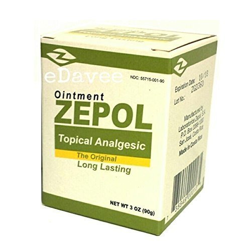 ZEPOL Analgesic Ointment 3oz Muscle Joint Pain Aches Backache Sprains - dailyvitalstore