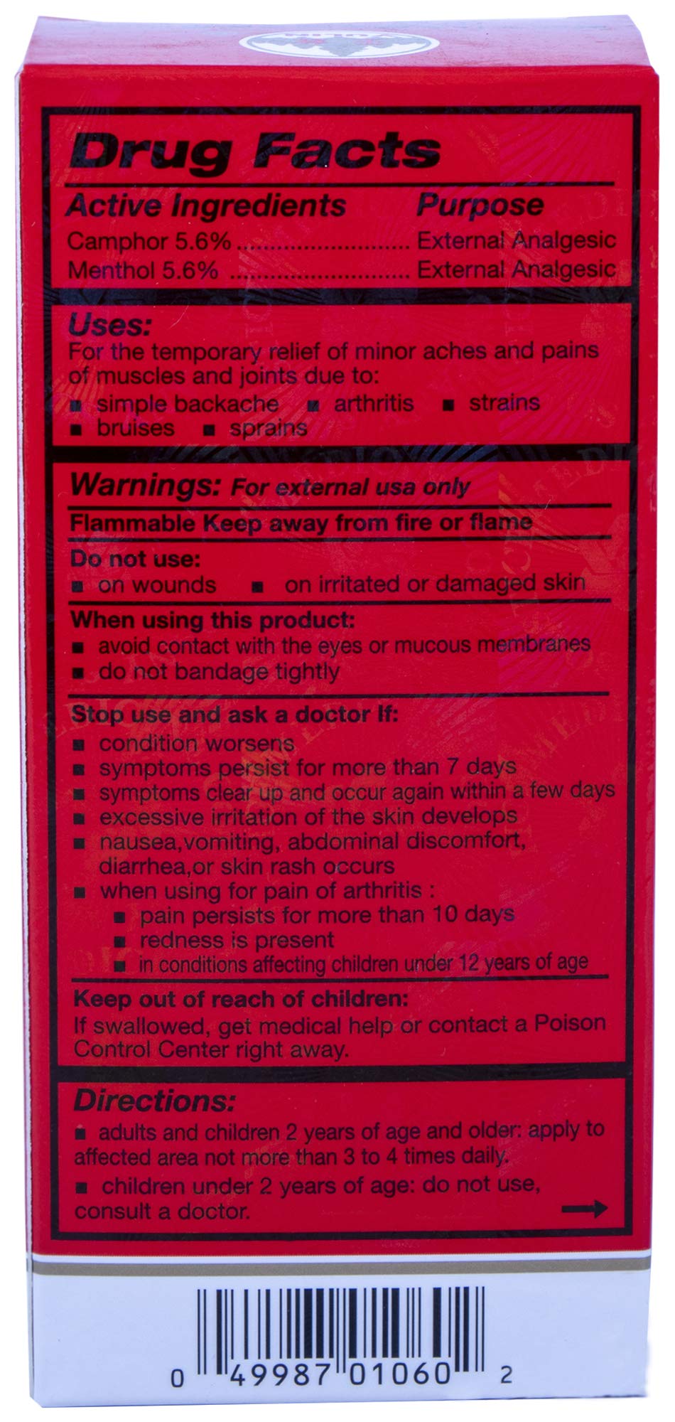 ZHENG GU SHUI - External Analgesic Lotion, 3.4 Oz - dailyvitalstore