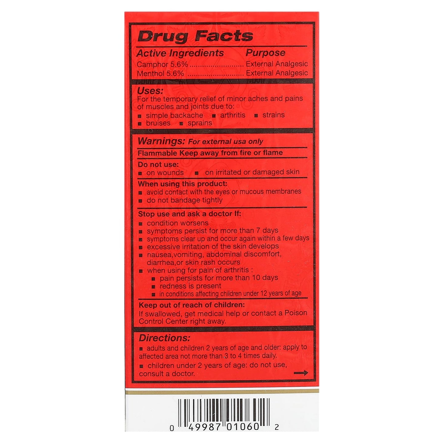 Zheng Gu Shui-External Analgesic Lotion, 3.4oz - dailyvitalstore