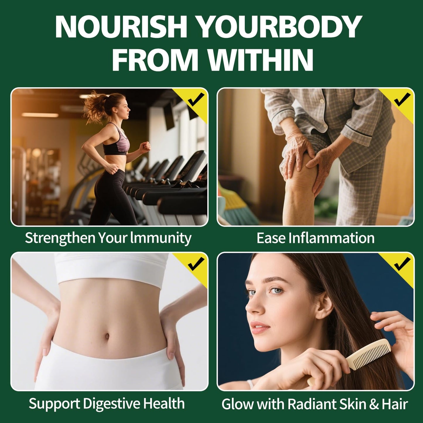 Zhibenon Sea Moss Capsules with Bladderwrack & Burdock - 50 Day Supply - Powerful Formula with Black Seed Oil, Ashwagandha, Turmeric, Vitamin C, Vitamin D3, Moringa & Black Pepper Extract - dailyvitalstore