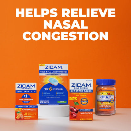 Zicam Cold Remedy No-Drip Nasal Spray with Cooling Menthol & Eucalyptus, Homeopathic, Zinc-Free, Pre-Cold Medicine, Shortens Cold Duration, 0.5 Ounce - dailyvitalstore