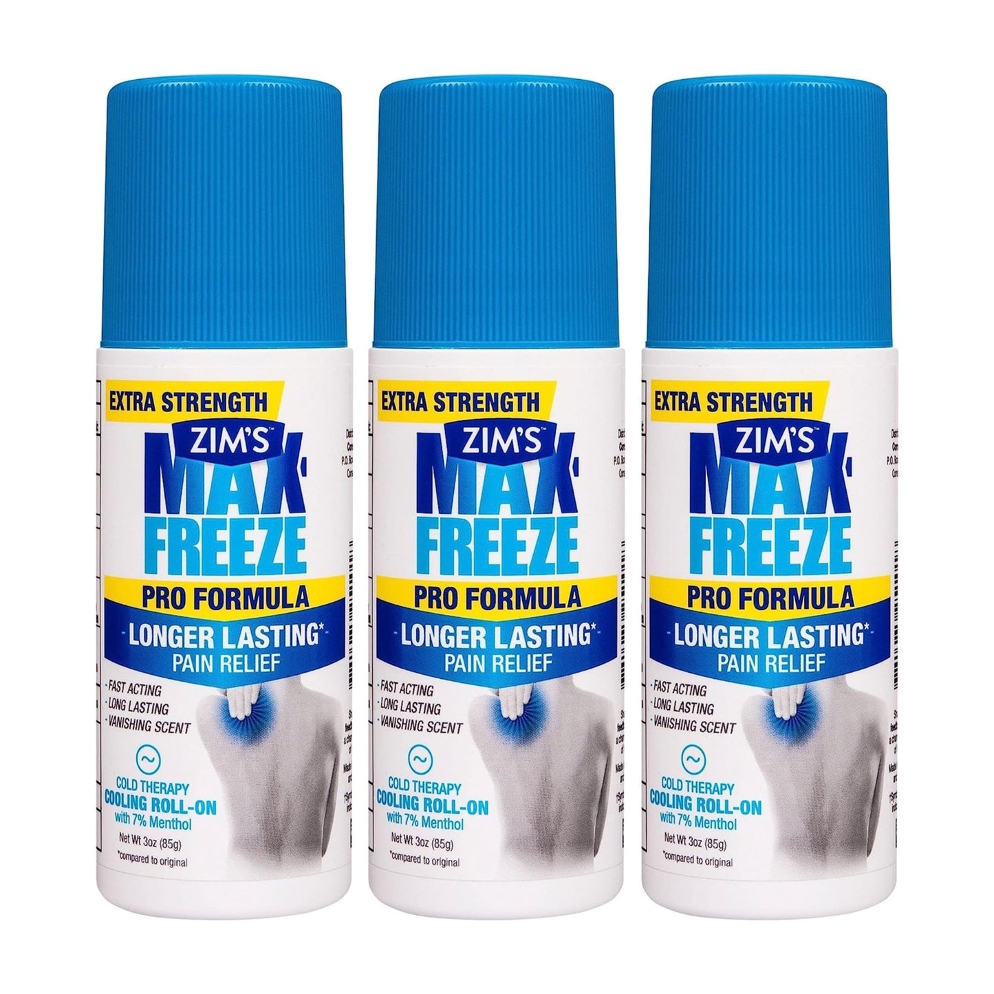 Zim's Max-Freeze Pro Formula Roll-on, 3Count - dailyvitalstore