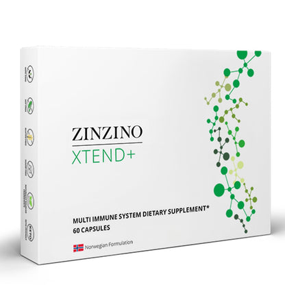 Zinzino Xtend + - Multi Immune Supplement - Essential Vitamins, Minerals & Vitamin C for Immune Support, Energy & Focus - 60 Capsules - dailyvitalstore