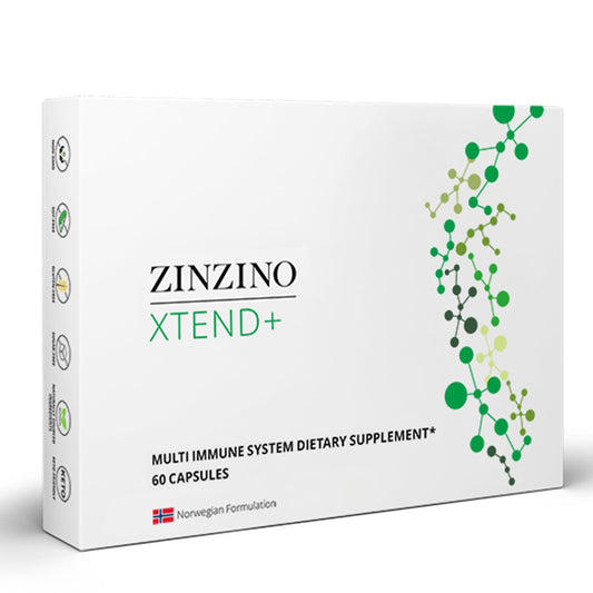 Zinzino Xtend + - Multi Immune Supplement - Essential Vitamins, Minerals & Vitamin C for Immune Support, Energy & Focus - 60 Capsules - dailyvitalstore