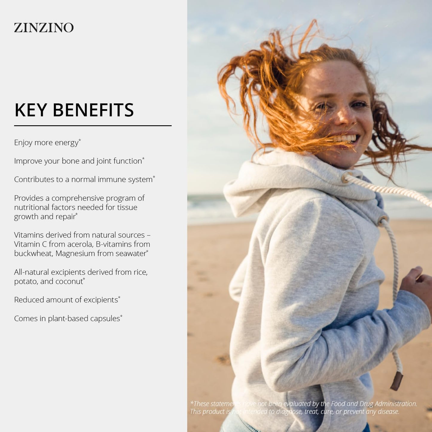 Zinzino Xtend + - Multi Immune Supplement - Essential Vitamins, Minerals & Vitamin C for Immune Support, Energy & Focus - 60 Capsules - dailyvitalstore