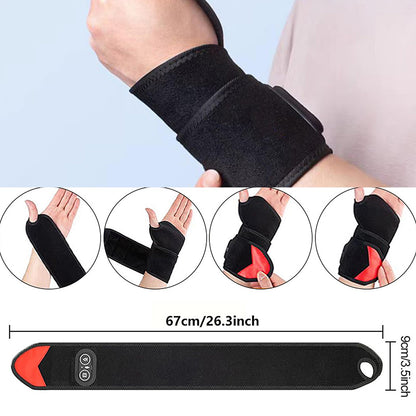 ZMHWANY Rechargeable Cordless Wrist Massager with Heat and Compression, 3000mAh Battery for Arthritis Carpal Tunnel Pain Relief, Wireless Heating Pad Ideal for Seniors - dailyvitalstore