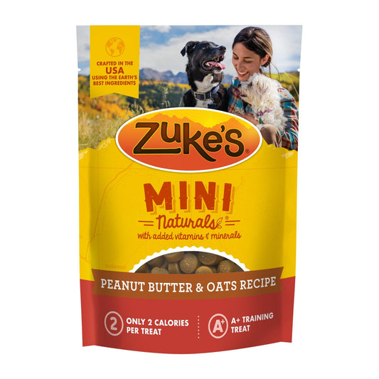 Zuke`s Mini Naturals Dog Treat Peanut Butter 1lb - dailyvitalstore