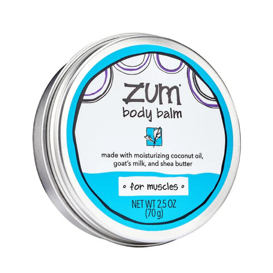 Zum Indigo Wild Body Balm for Muscles - Body Moisturizer for Women & Men - After Workout Muscle Recovery - Includes Goat's Milk, Shea Butter & Menthol - 2.5 oz - dailyvitalstore