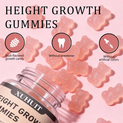 ZYGCDZ Growth Gummies for Kids & Teens - Natural Height Support with Vitamin D3, K2, Calcium & Ashwagandha - Bone Strength Supplement for Picky Eaters Ages 5+ (Watermelon Flavor) (1) - dailyvitalstore