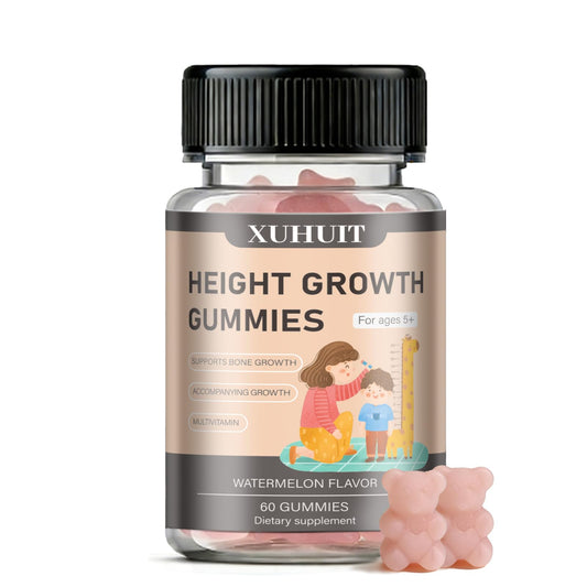 ZYGCDZ Growth Gummies for Kids & Teens - Natural Height Support with Vitamin D3, K2, Calcium & Ashwagandha - Bone Strength Supplement for Picky Eaters Ages 5+ (Watermelon Flavor) (1) - dailyvitalstore
