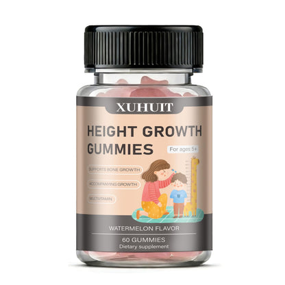 ZYGCDZ Growth Gummies for Kids & Teens - Natural Height Support with Vitamin D3, K2, Calcium & Ashwagandha - Bone Strength Supplement for Picky Eaters Ages 5+ (Watermelon Flavor) (1) - dailyvitalstore