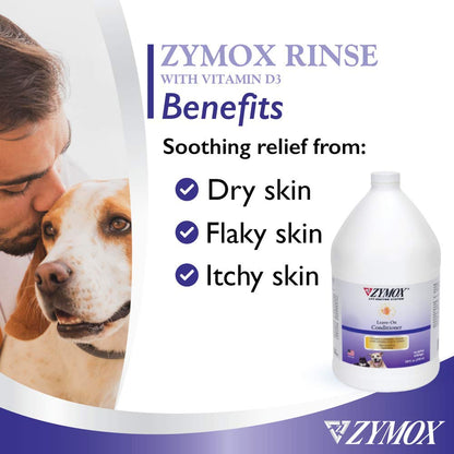 ZYMOX Leave-in Conditioner with Vitamin D3 for Cats & Dogs, 1gal - dailyvitalstore