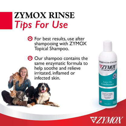 Zymox Leave On Conditioner for Pets, 12 fl oz - dailyvitalstore