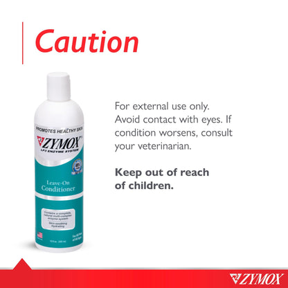 Zymox Leave On Conditioner for Pets, 12 fl oz - dailyvitalstore