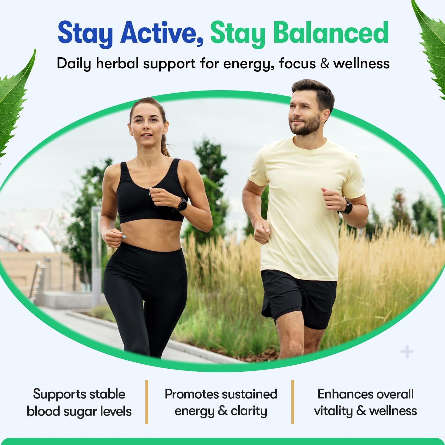 Zyzven Naturals Blood Sugar Support Supplement – 60 Vegan Capsules | Herbal Supplement with Moringa, Cinnamon, Ginger, Neem & Fenugreek | Plant-Based Wellness Supplement - Serving: 2 Capsules/Day - dailyvitalstore