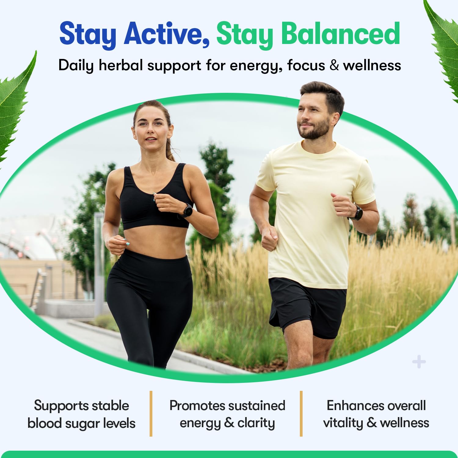 Zyzven Naturals Blood Sugar Support Supplement – 60 Vegan Capsules | Herbal Supplement with Moringa, Cinnamon, Ginger, Neem & Fenugreek | Plant-Based Wellness Supplement - Serving: 2 Capsules/Day - dailyvitalstore