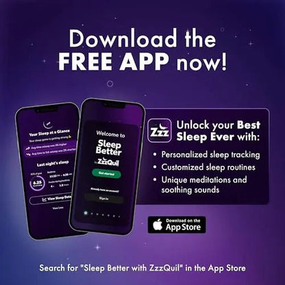 ZzzQuil Liquid, Max Strength Pain Reliever, Nighttime Sleep Aid Liquid, Acetaminophen 1000mg, Diphenhydramine 50mg HCI, Non-Habit Forming, Midnight Berry Flavored, 2 Pack, 24 FL OZ - dailyvitalstore